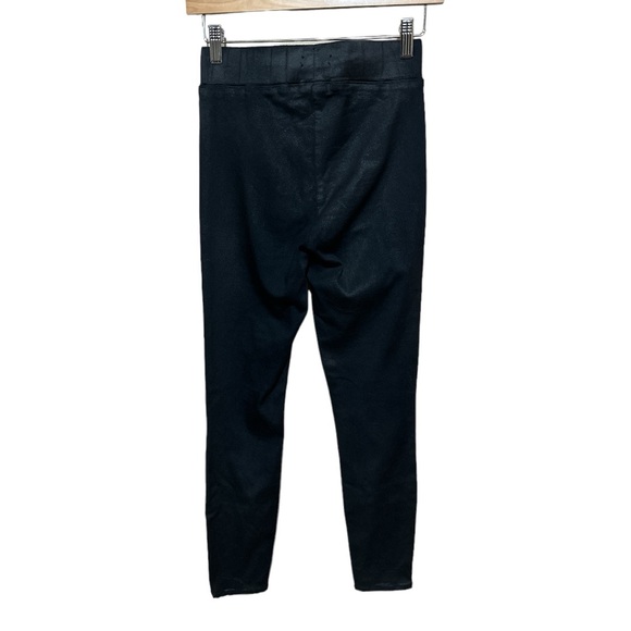 EUC- L’Agence Rochelle Coated Jeans - black size Medium - Picture 6 of 7